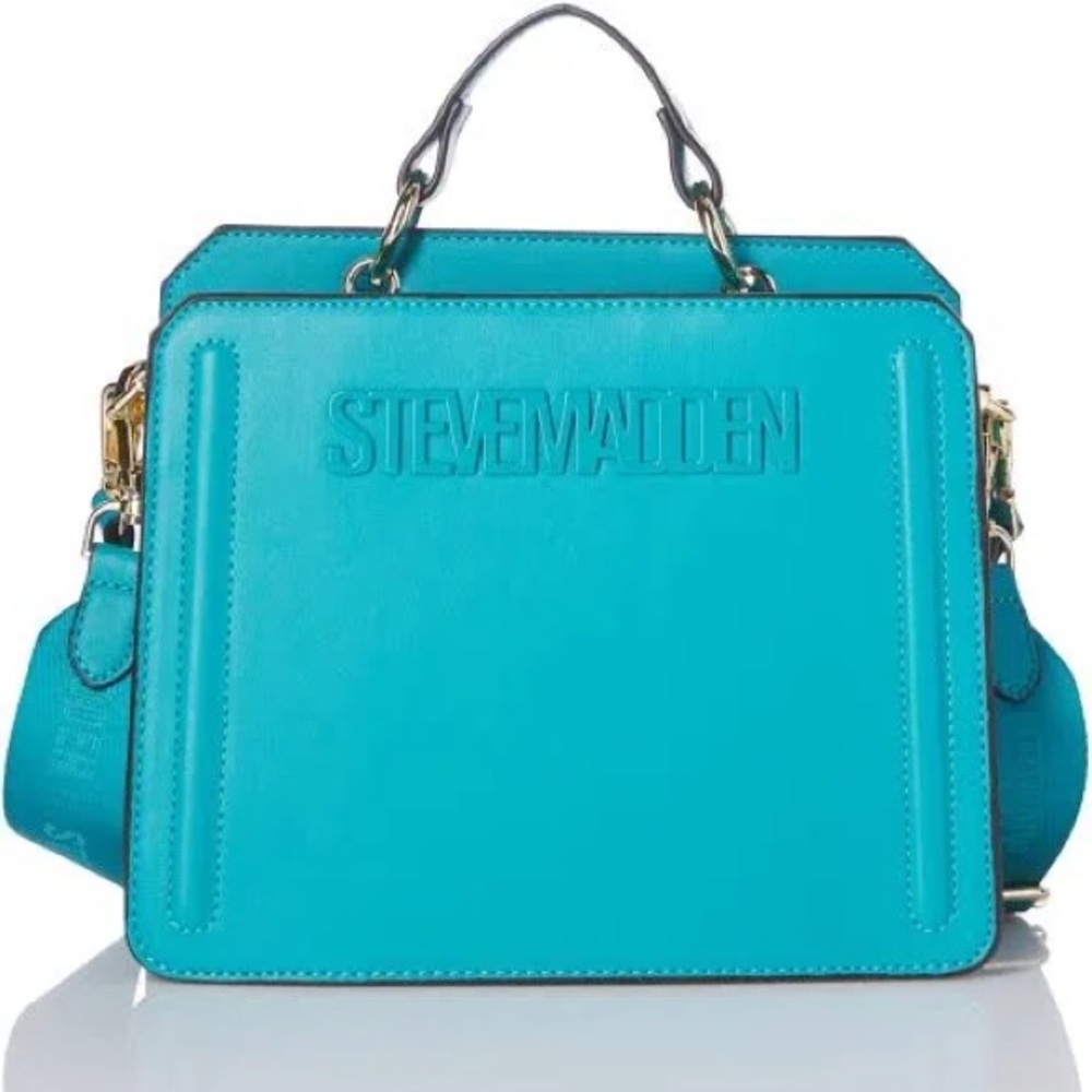 Steve Madden Teal Bevelyn Crossbody Bag